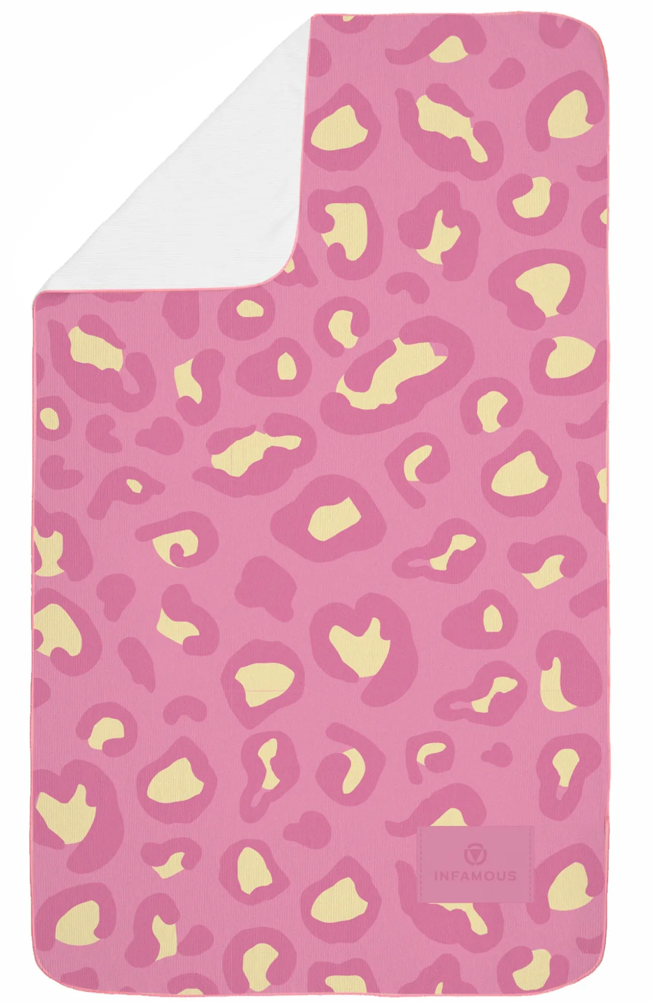 Inknown Swim Active Hand Towel - Pink Leopard