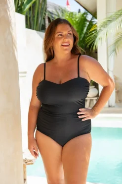Inknown Swim Astrid One Piece - Black on Black