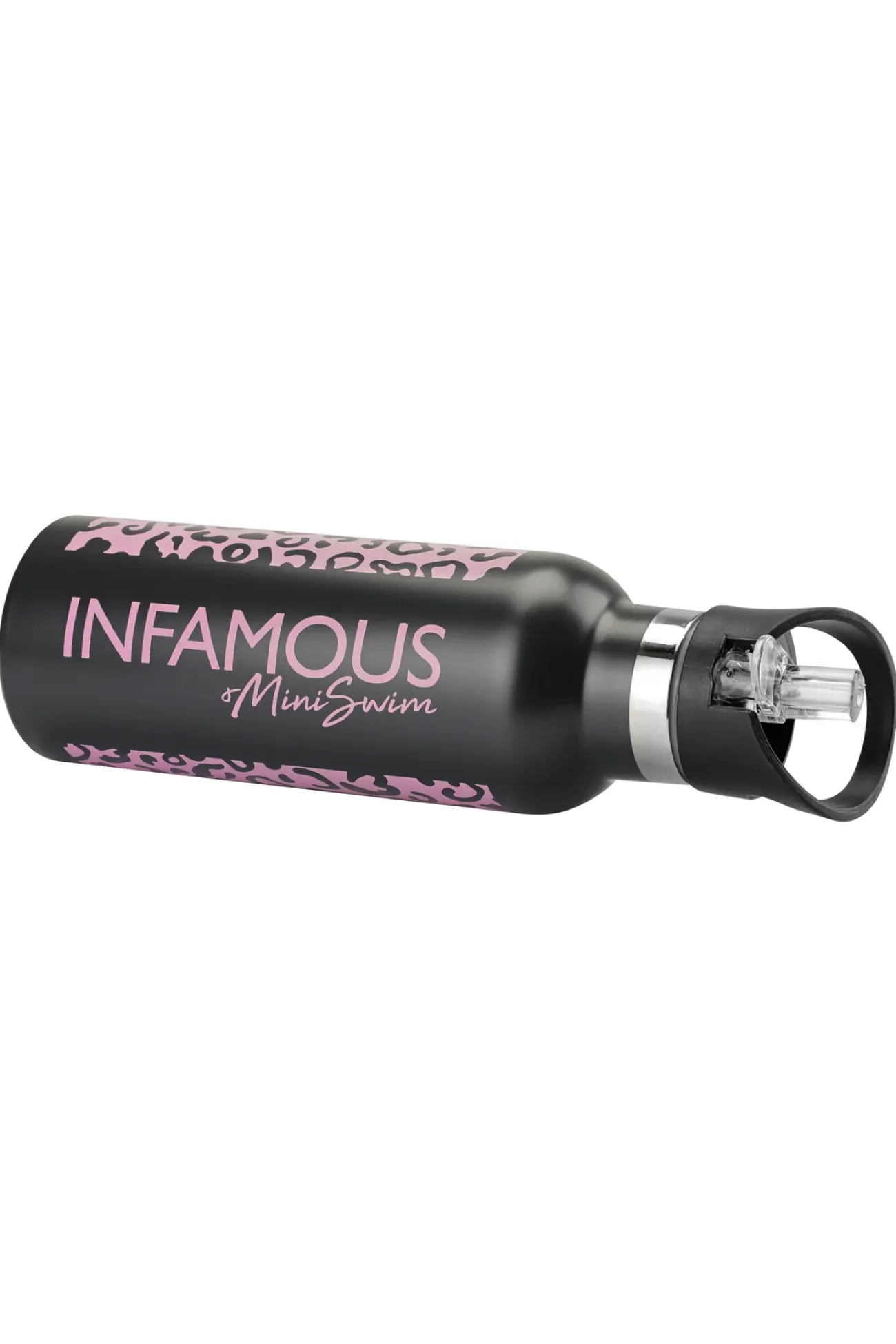 Inknown Swim Bottle with Straw - Mellow Leopard