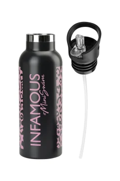 Inknown Swim Bottle with Straw - Mellow Leopard