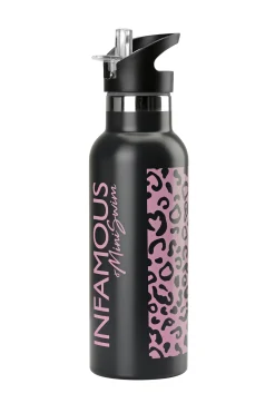 Inknown Swim Bottle with Straw - Mellow Leopard