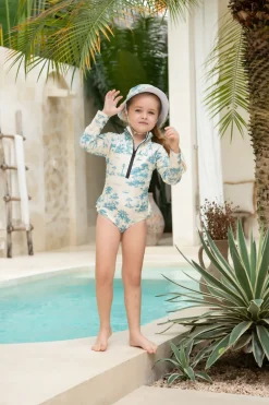 Kids Inknown Swim Daisy Swim Hat - Toile De Jouy