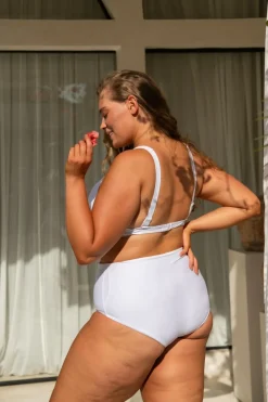 Inknown Swim Genevieve Bikini Bottom - Fresh White