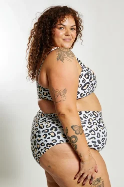 Inknown Swim Ginger Bikini Bottom Curve - Safari Leopard