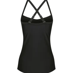 Inknown Swim Giselle Tankini Top - Black on Black