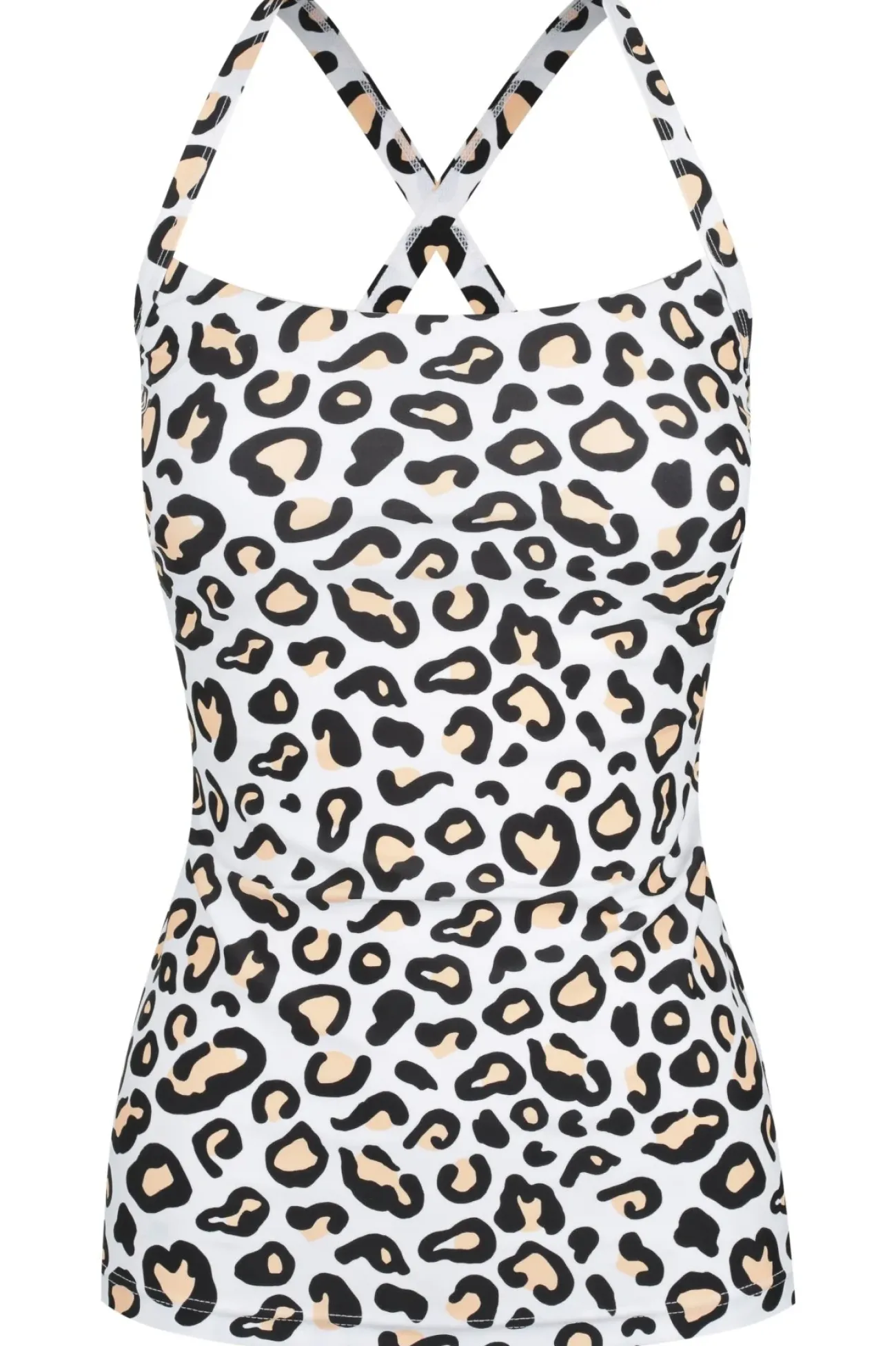 Inknown Swim Giselle Tankini Top - Safari Leopard