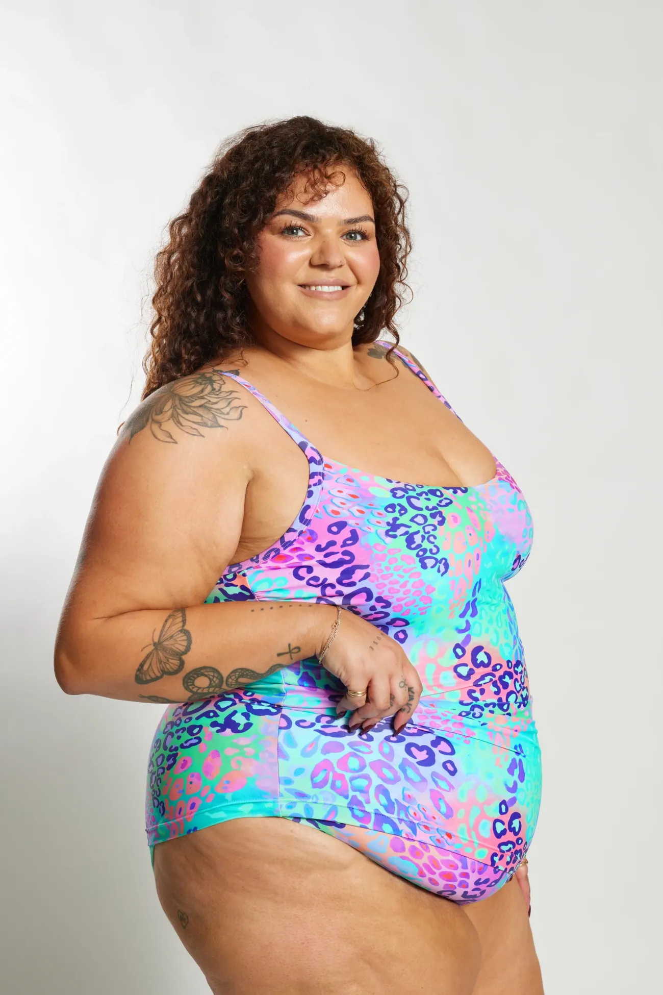 Inknown Swim Giselle Tankini Top Curve -