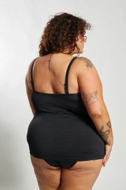 Inknown Swim Giselle Tankini Top Curve - Black Runch