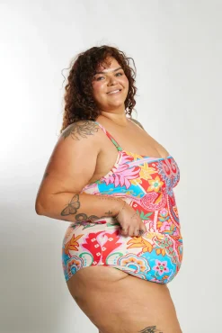 Inknown Swim Giselle Tankini Top Curve - Infamous Carnival