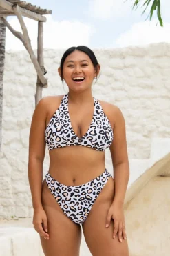 Inknown Swim Grace Bikini Bottom - Safari Leopard