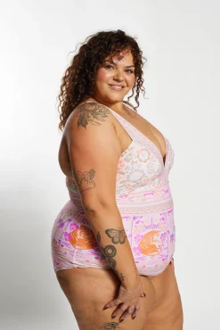 Inknown Swim Gwen One Piece Curve - Desert Bloom