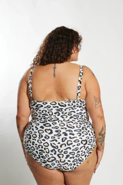 Inknown Swim Gwen One Piece Curve - Safari Leopard