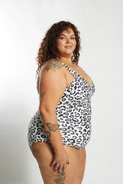 Inknown Swim Gwen One Piece Curve - Safari Leopard