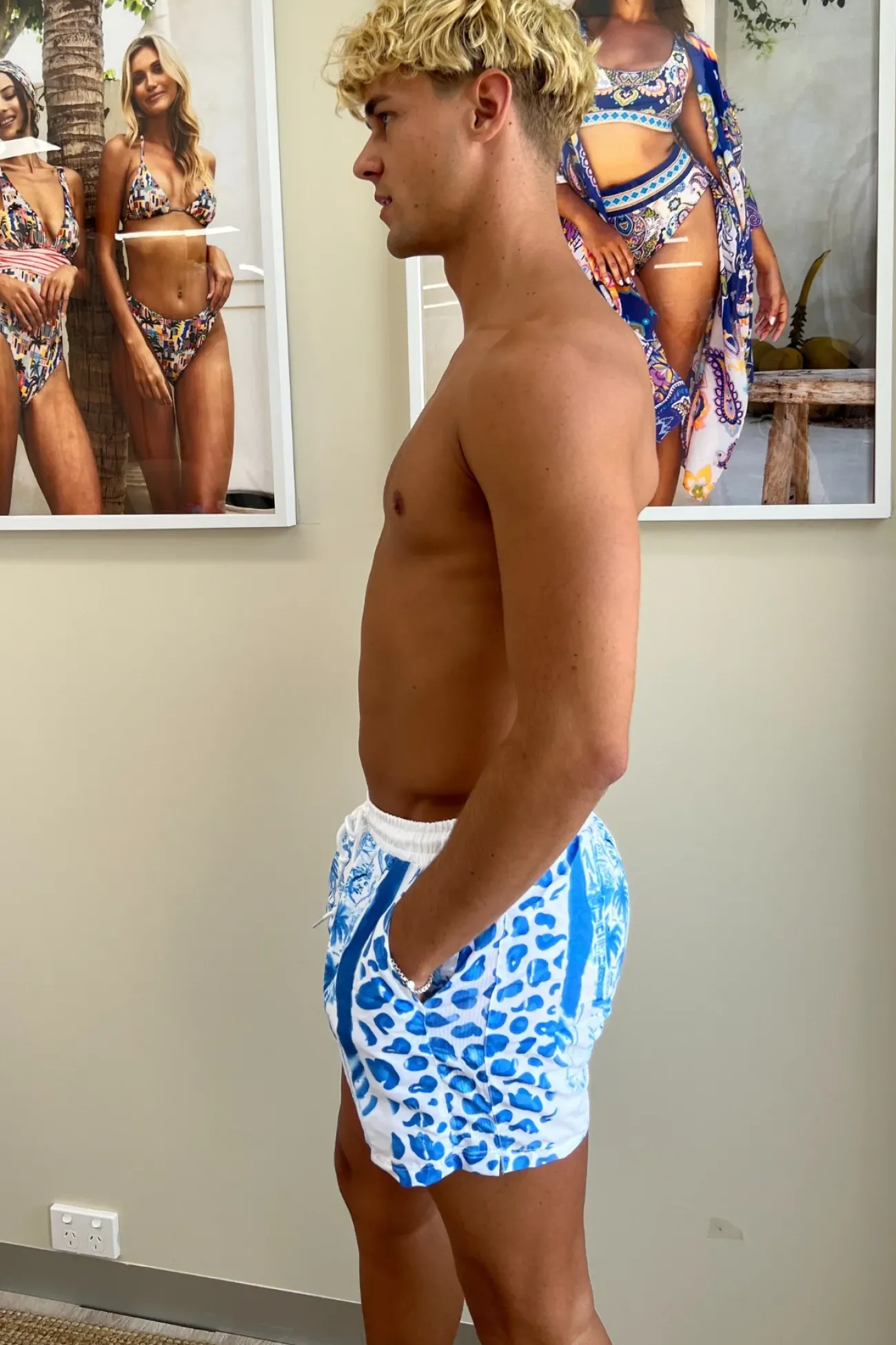 Inknown Swim Hank Board Shorts 02 - Blue Jungle