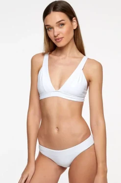 Inknown Swim Lola Triangle Top - Fresh White