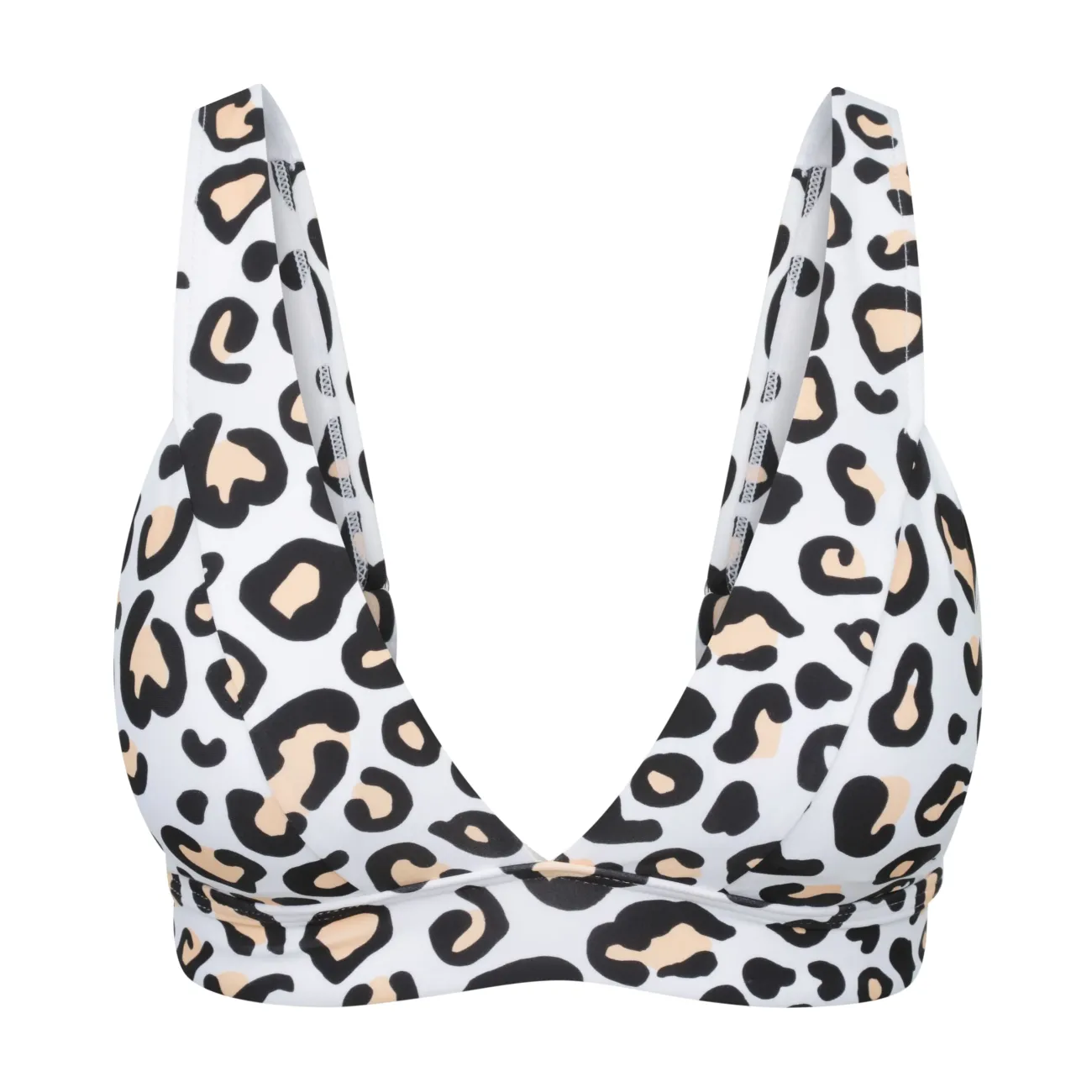 Inknown Swim Lola Triangle Top - Safari Leopard