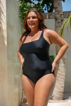 Inknown Swim Maeve One Piece - Black on Black