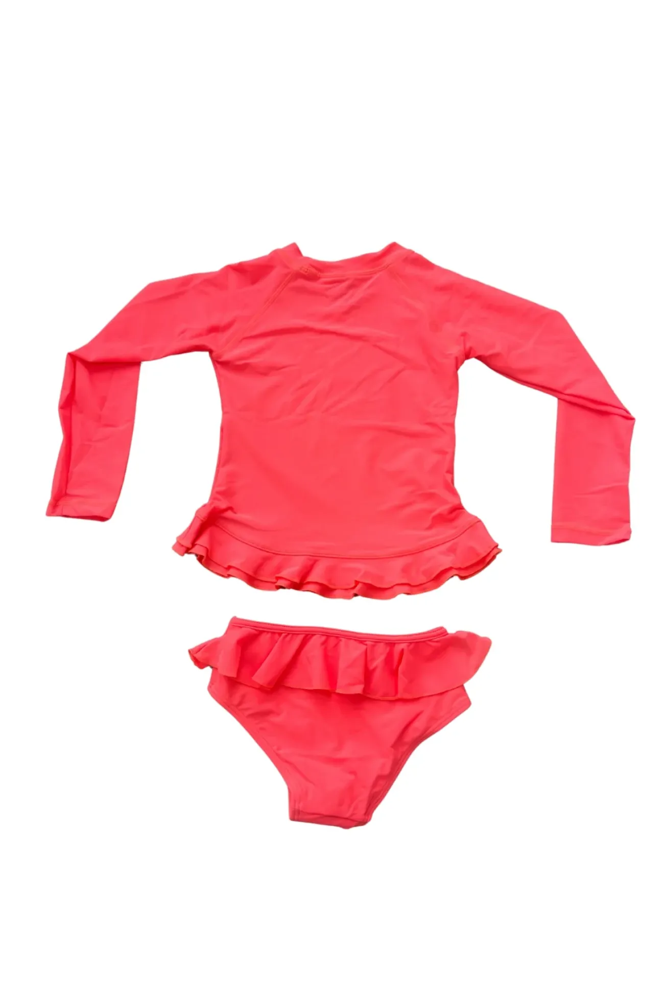 Kids Inknown Swim Mini Annie Rashie Set 02 - Fluorescent Coral