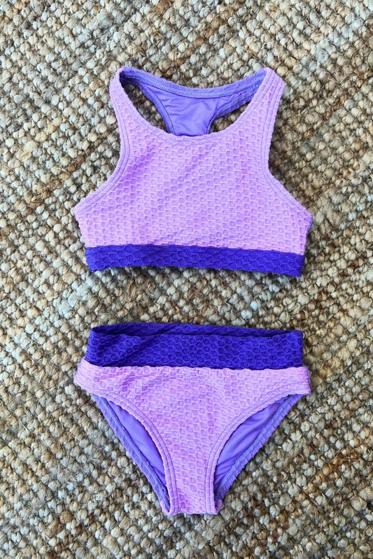 Kids Inknown Swim Mini Gia Bikini Set - Lilac Crystal