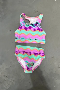 Kids Inknown Swim Mini Gia Bikini Set - Vivid Ripple