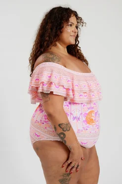 Inknown Swim Miranda 02 One Piece Curve - Desert Bloom