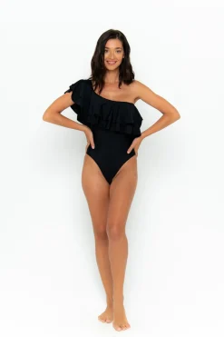 Inknown Swim Miranda One Piece - Black on Black