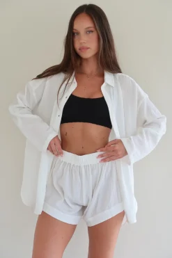 Inknown Swim Nadia Shorts - Fresh White