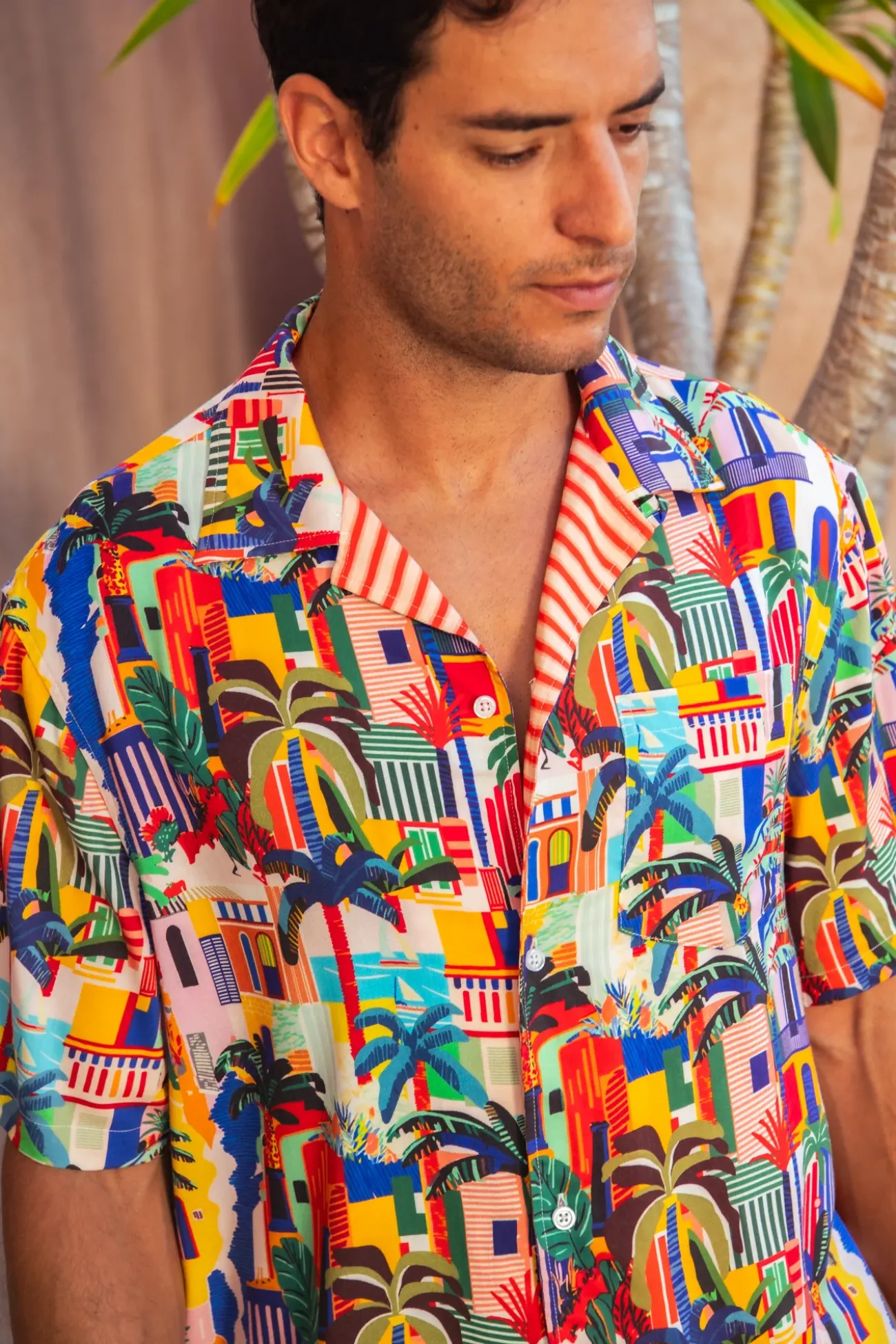 Inknown Swim Pat Shirt - Havana Day