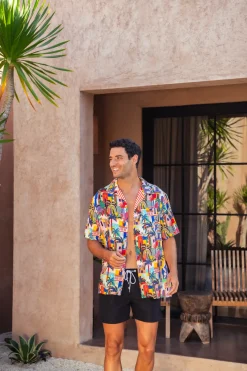 Inknown Swim Pat Shirt - Havana Day