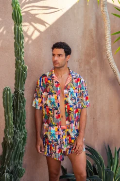 Inknown Swim Pat Shirt - Havana Day