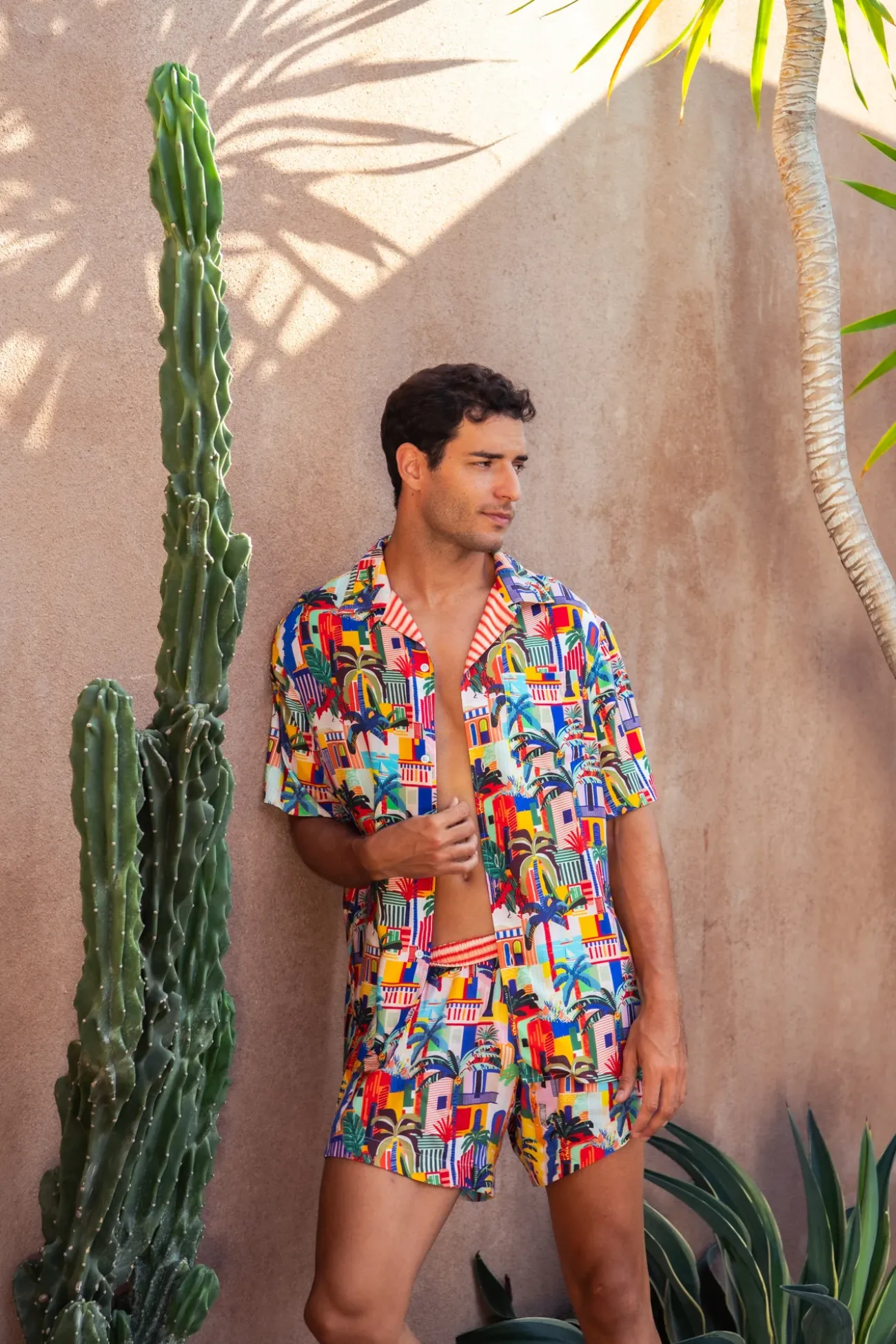 Inknown Swim Pat Shirt - Havana Day