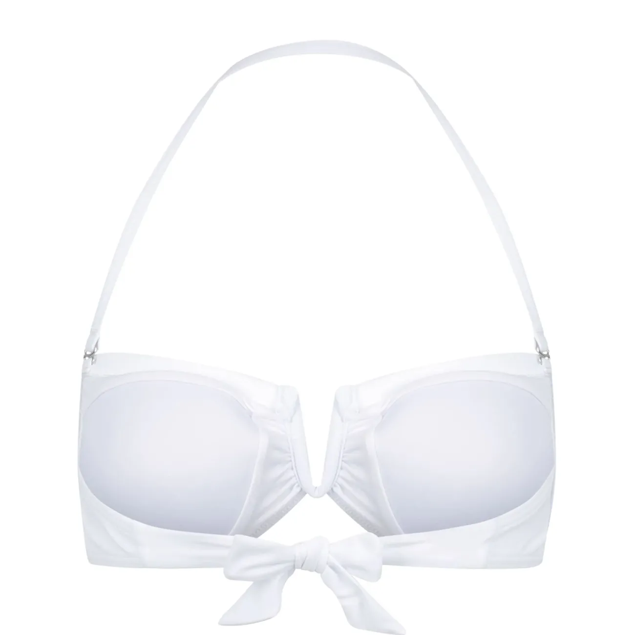 Inknown Swim Scarlett Bandeau Top - Fresh White