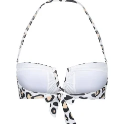 Inknown Swim Scarlett Bandeau Top - Safari Leopard